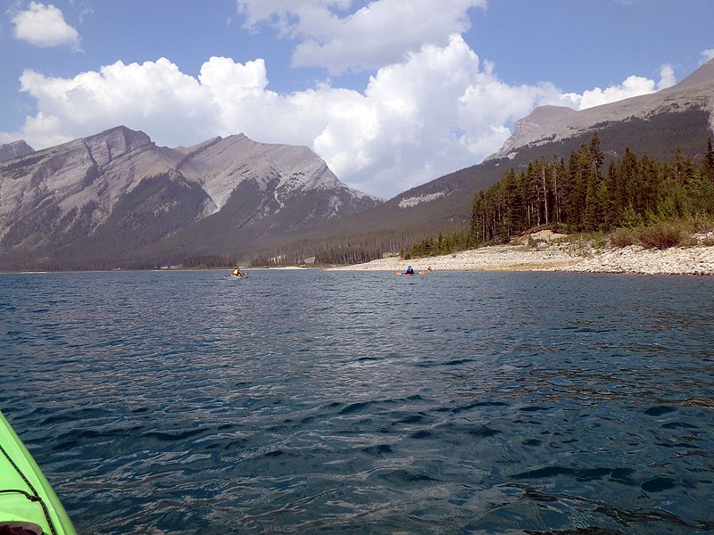 Spray Lakes Reservoir Multiple launches