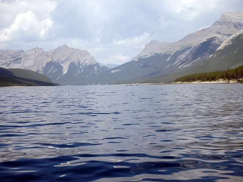 Spray Lakes Reservoir Multiple launches
