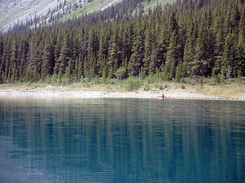 Spray Lakes Reservoir Multiple launches