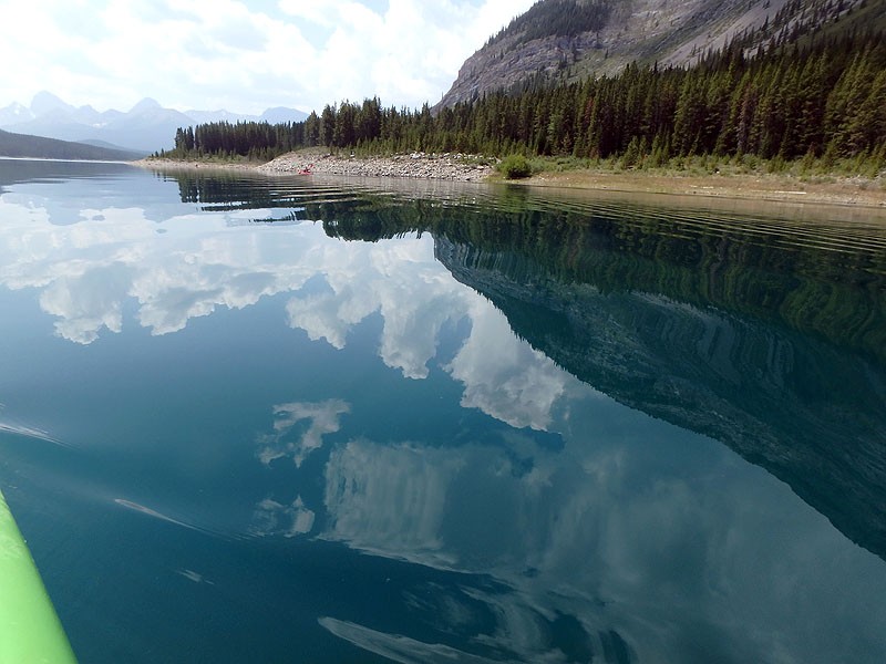 Spray Lakes Reservoir Multiple launches