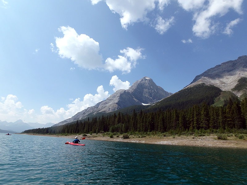 Spray Lakes Reservoir Multiple launches