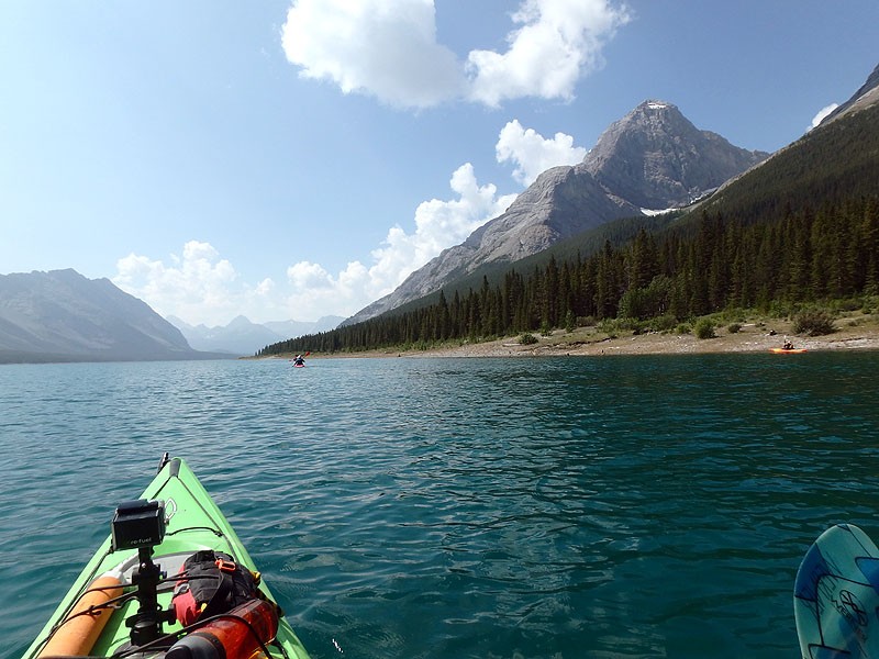 Spray Lakes Reservoir Multiple launches