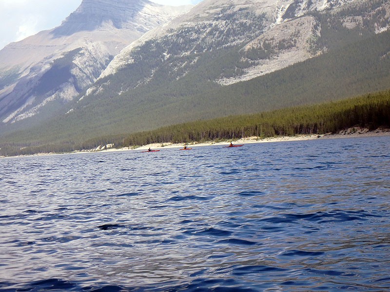Spray Lakes Reservoir Multiple launches