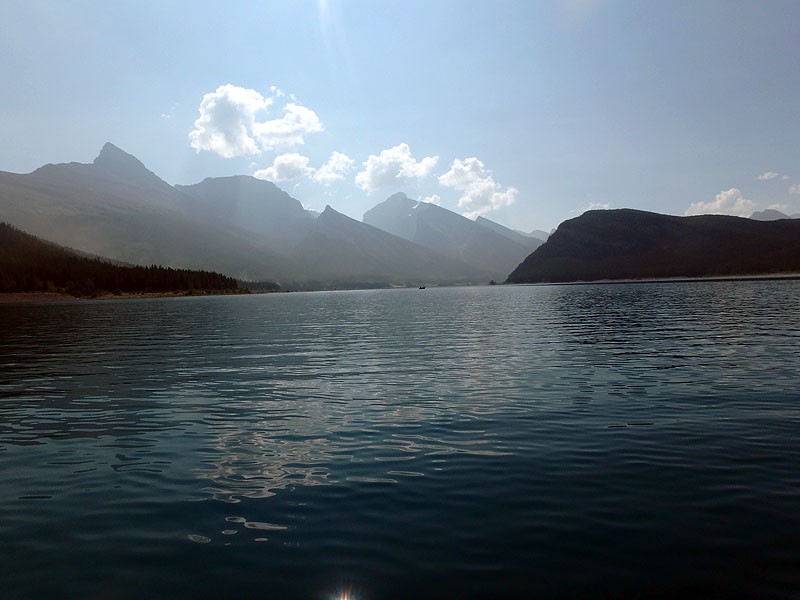 Spray Lakes Reservoir Multiple launches