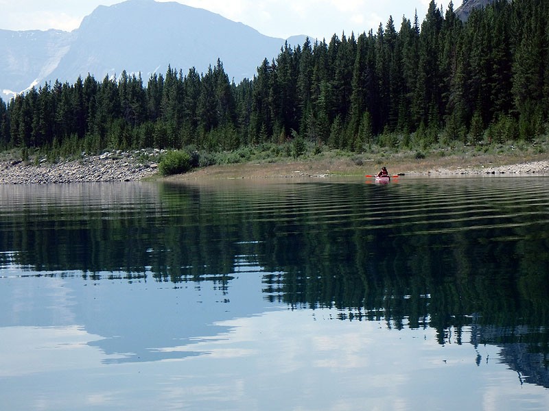 Spray Lakes Reservoir Multiple launches