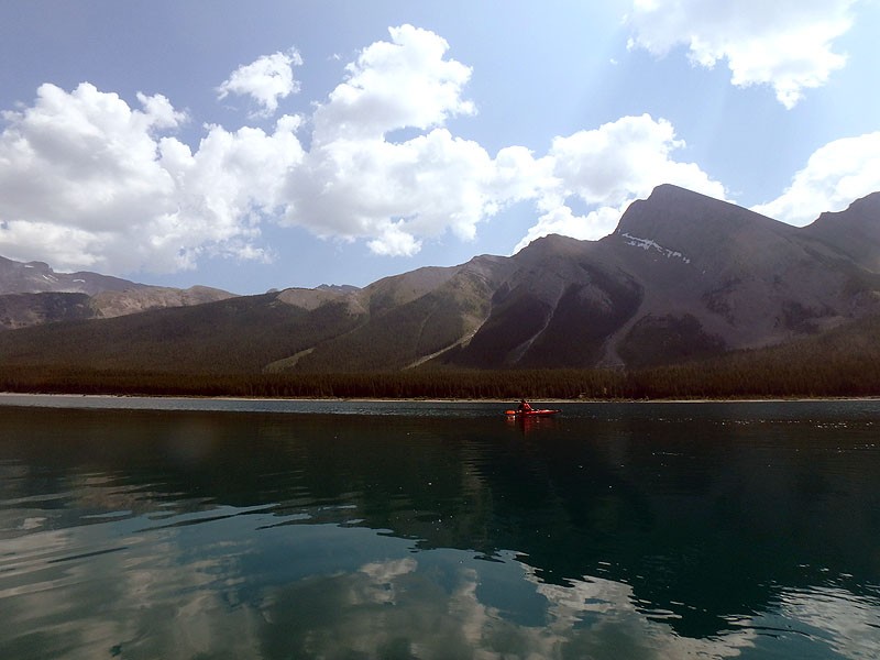 Spray Lakes Reservoir Multiple launches